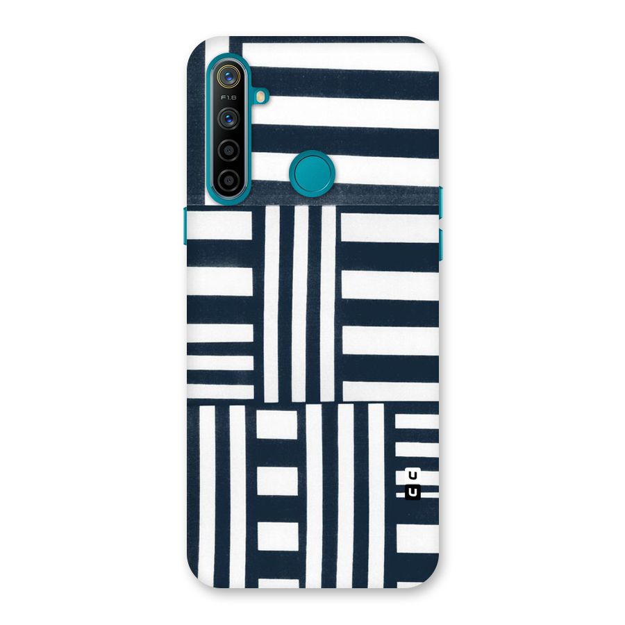 Square  Stripes Back Case for Realme 5i