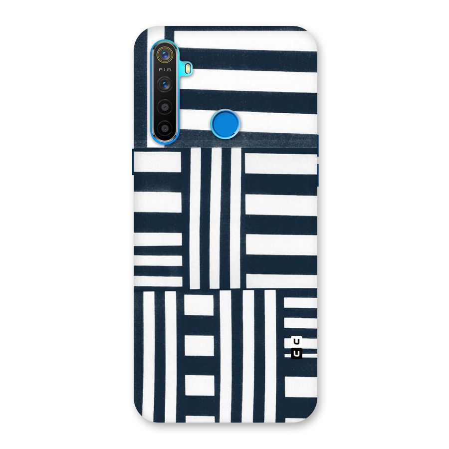 Square  Stripes Back Case for Realme 5s