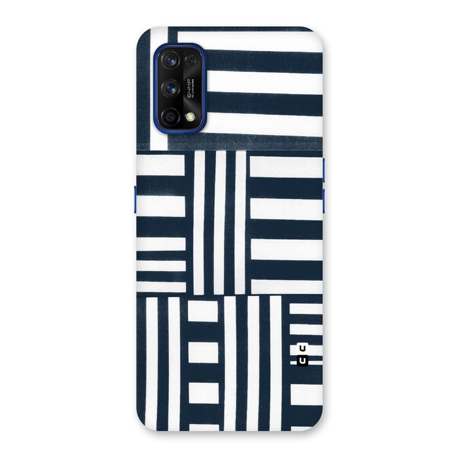 Square  Stripes Back Case for Realme 7 Pro