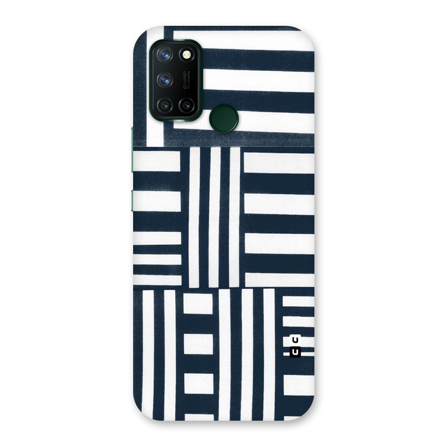 Square  Stripes Back Case for Realme 7i