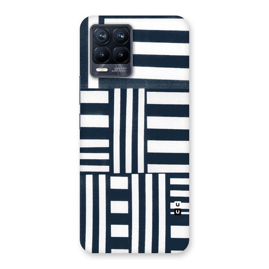 Square  Stripes Back Case for Realme 8 Pro