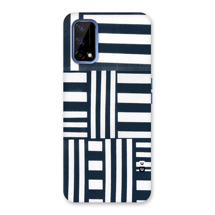 Square  Stripes Back Case for Realme Narzo 30 Pro