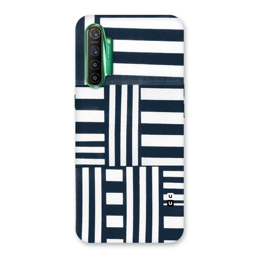 Square  Stripes Back Case for Realme X2