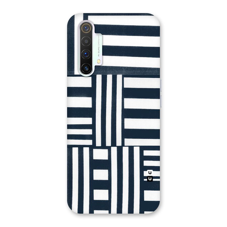 Square  Stripes Back Case for Realme X3 SuperZoom