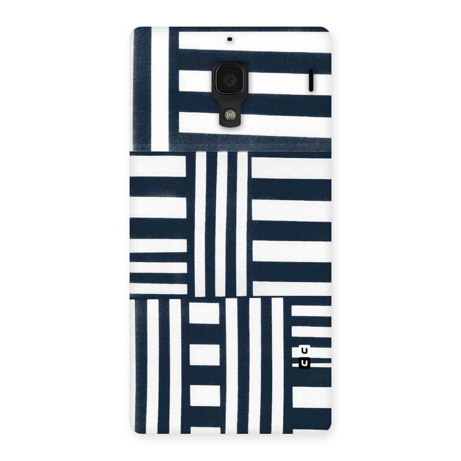 Square  Stripes Back Case for Redmi 1S