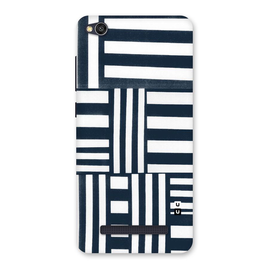 Square  Stripes Back Case for Redmi 4A