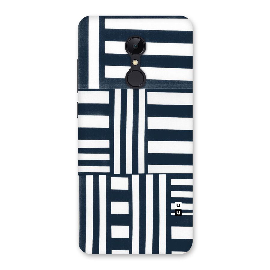 Square  Stripes Back Case for Redmi 5