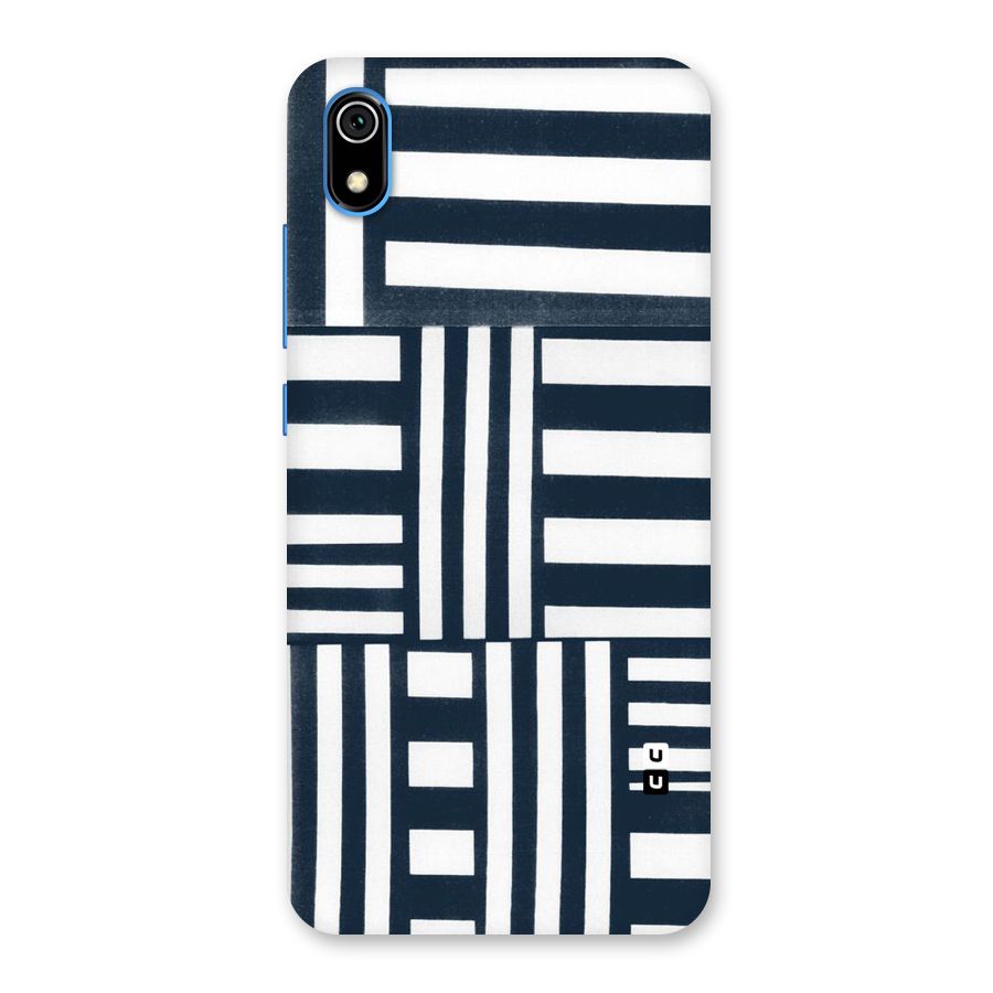 Square  Stripes Back Case for Redmi 7A
