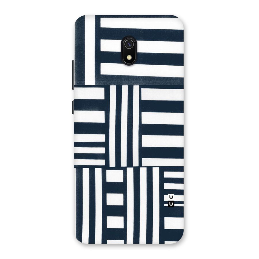 Square  Stripes Back Case for Redmi 8A