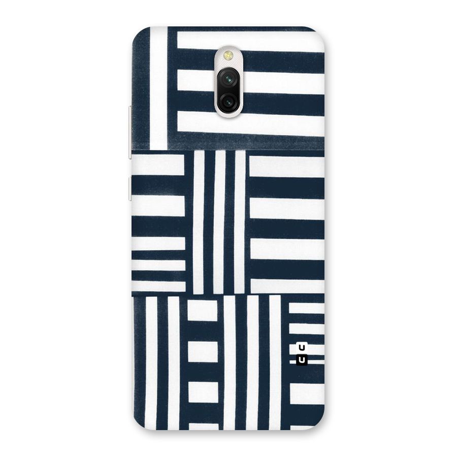 Square  Stripes Back Case for Redmi 8A Dual
