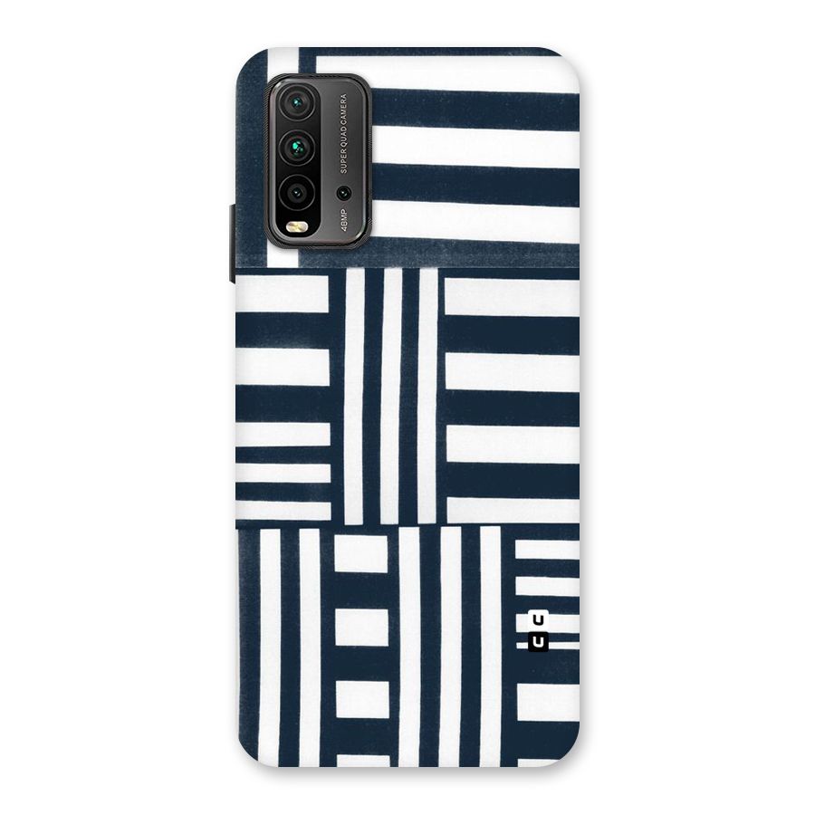 Square  Stripes Back Case for Redmi 9 Power