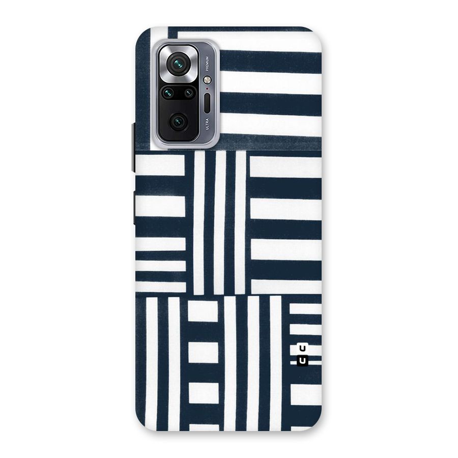 Square  Stripes Back Case for Redmi Note 10 Pro Max