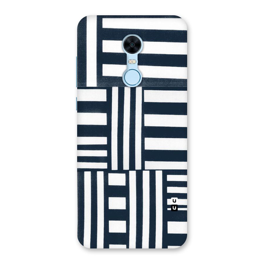 Square  Stripes Back Case for Redmi Note 5