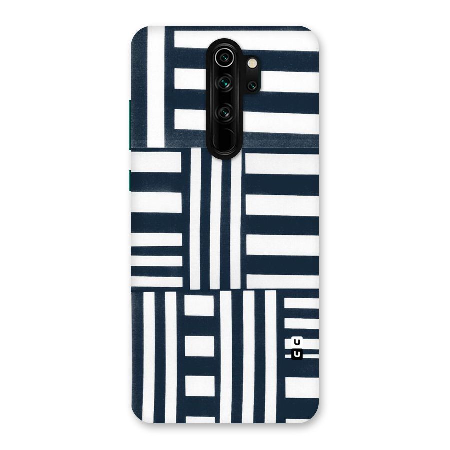 Square  Stripes Back Case for Redmi Note 8 Pro