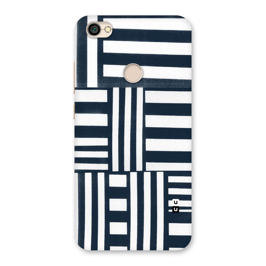 Square  Stripes Back Case for Redmi Y1 2017