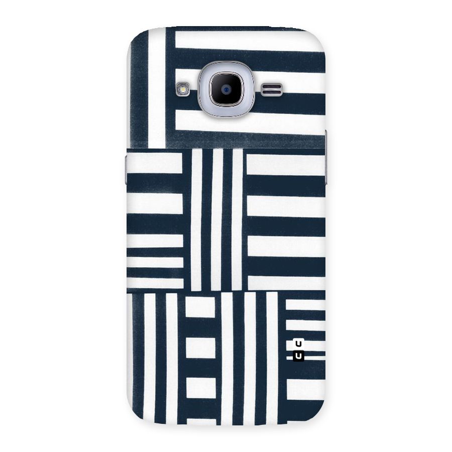 Square  Stripes Back Case for Samsung Galaxy J2 2016