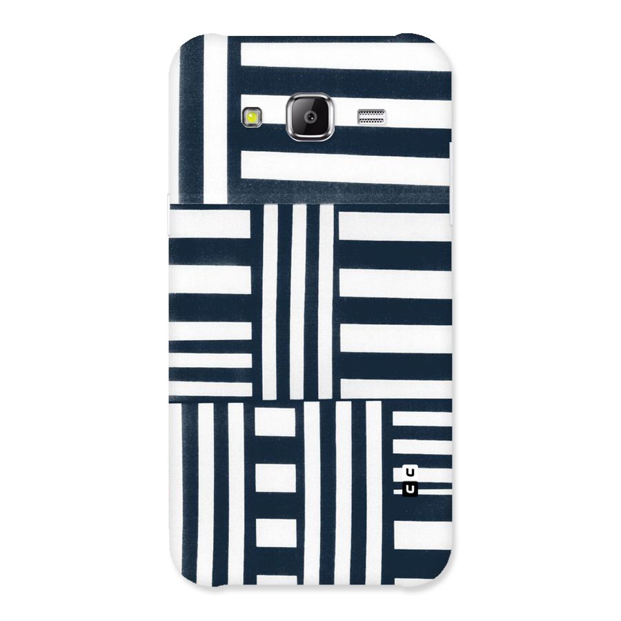 Square  Stripes Back Case for Samsung Galaxy J2 Prime