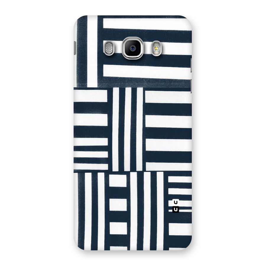 Square  Stripes Back Case for Samsung Galaxy J5 2016