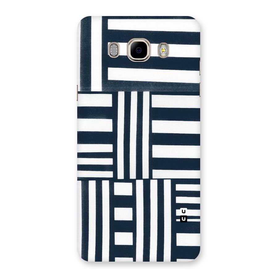 Square  Stripes Back Case for Samsung Galaxy J7 2016