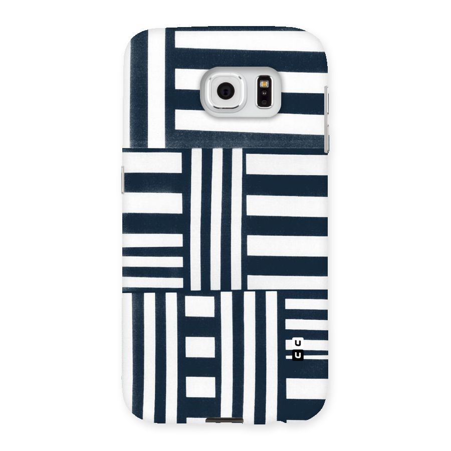 Square  Stripes Back Case for Samsung Galaxy S6