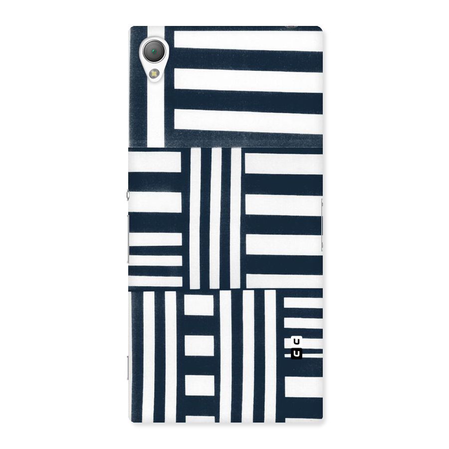 Square  Stripes Back Case for Sony Xperia Z3