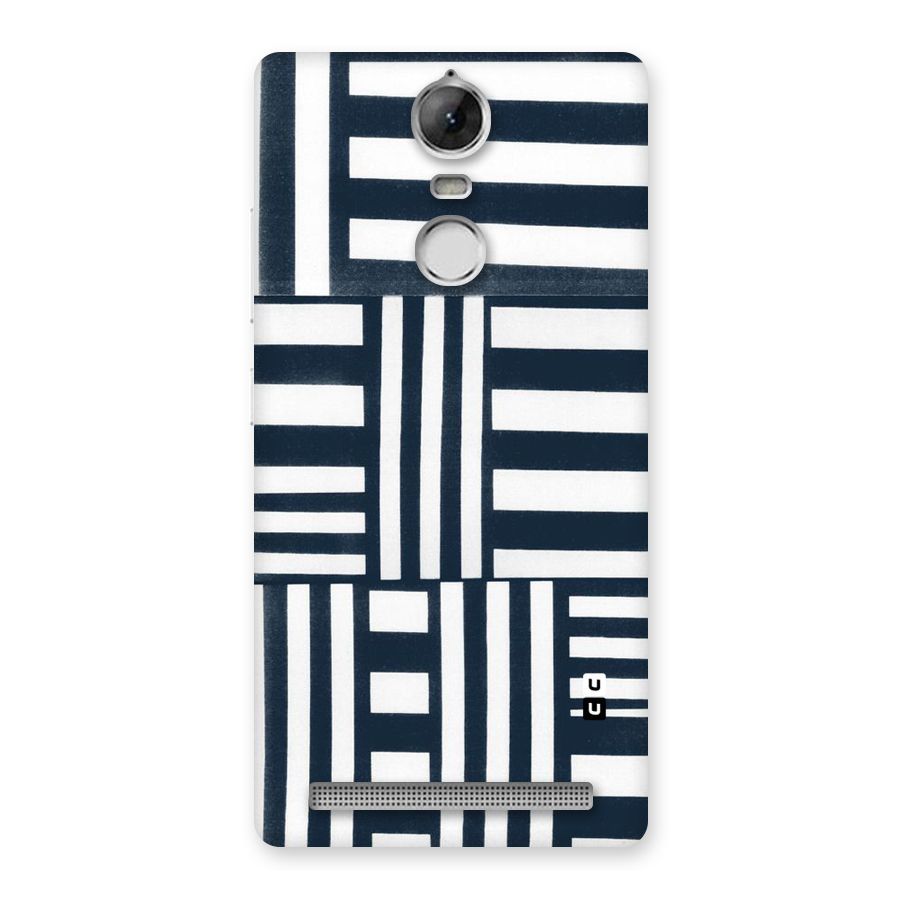 Square  Stripes Back Case for Vibe K5 Note