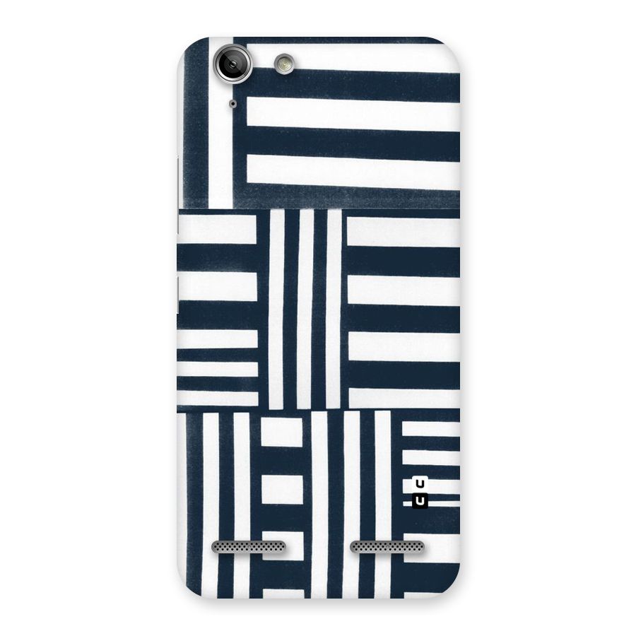 Square  Stripes Back Case for Vibe K5 Plus