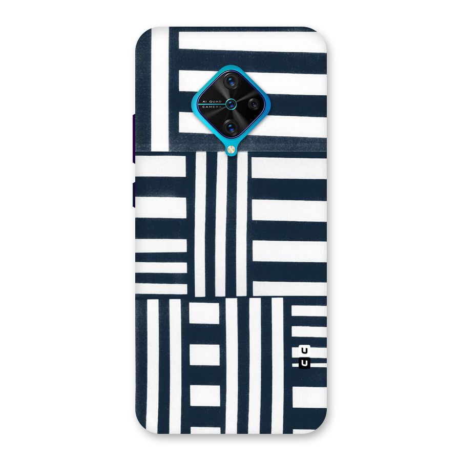 Square  Stripes Back Case for Vivo S1 Pro