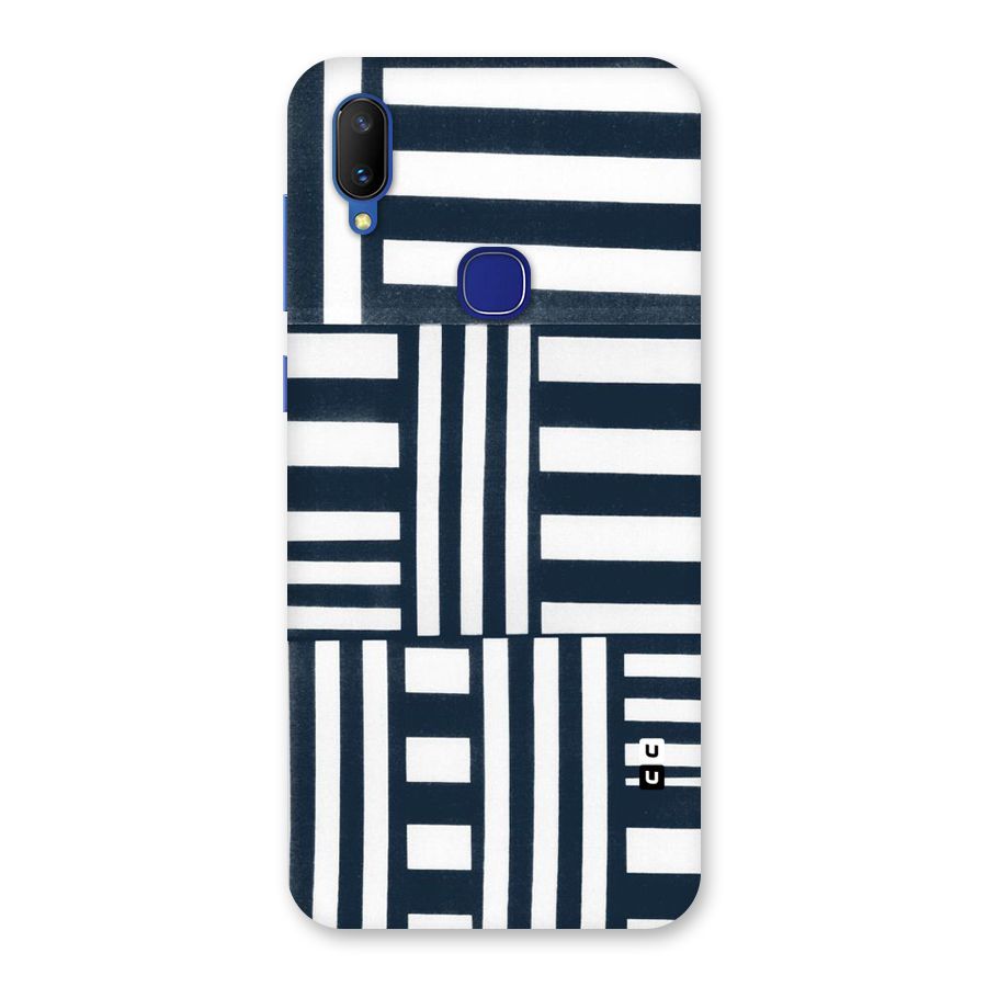 Square  Stripes Back Case for Vivo V11