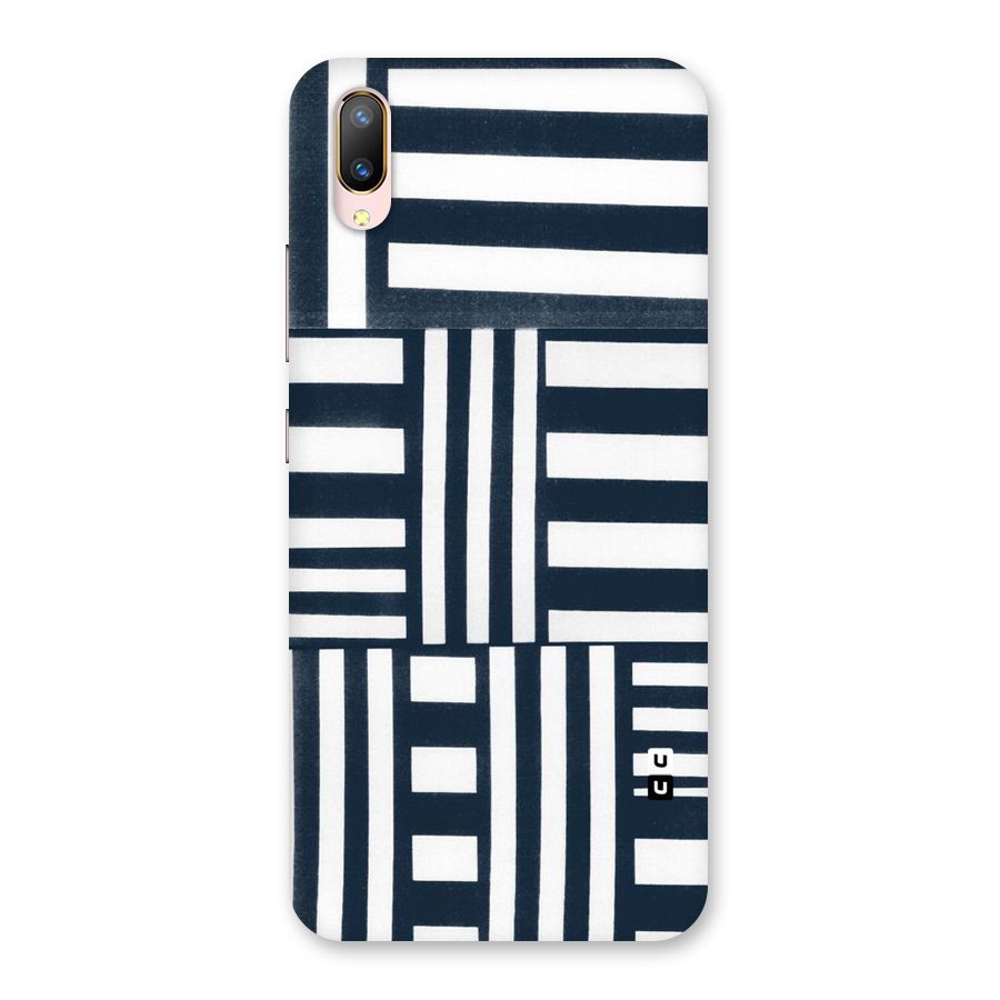 Square  Stripes Back Case for Vivo V11 Pro