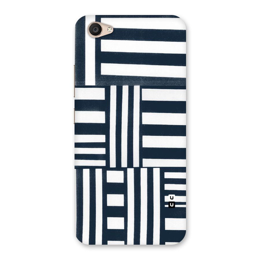 Square  Stripes Back Case for Vivo V5 Plus