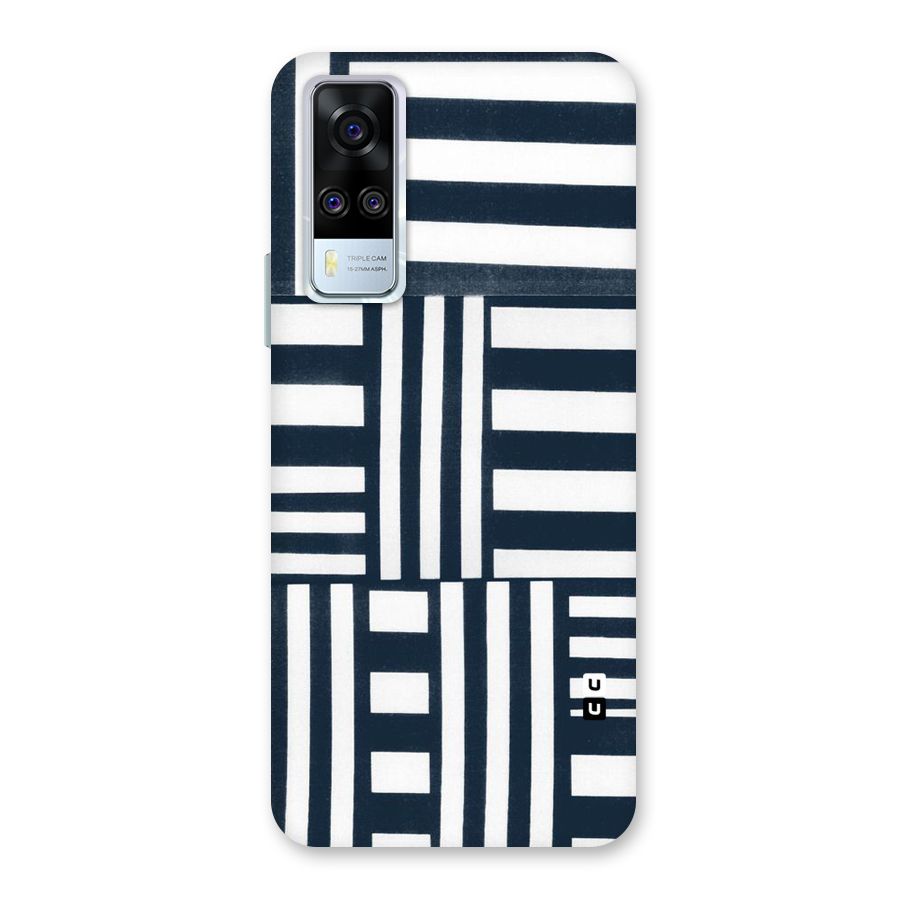 Square  Stripes Back Case for Vivo Y31