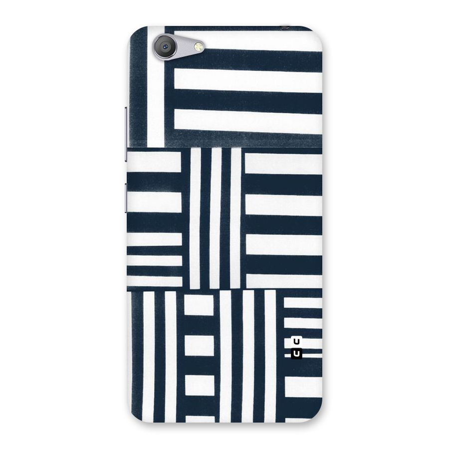 Square  Stripes Back Case for Vivo Y53