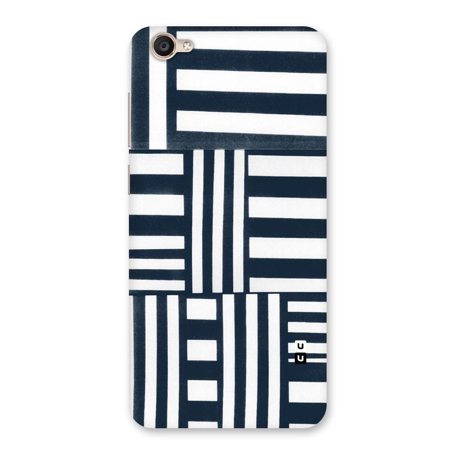 Square  Stripes Back Case for Vivo Y55s