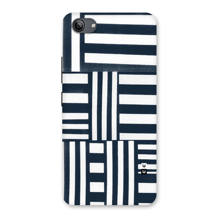 Square  Stripes Back Case for Vivo Y81i
