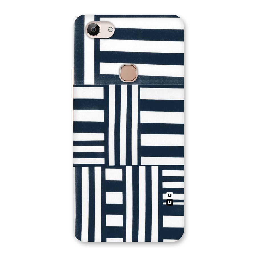 Square  Stripes Back Case for Vivo Y83