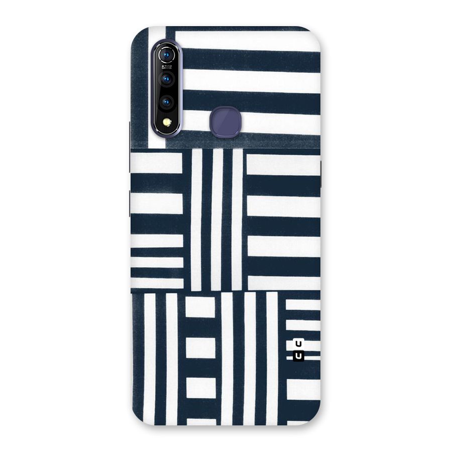 Square  Stripes Back Case for Vivo Z1 Pro