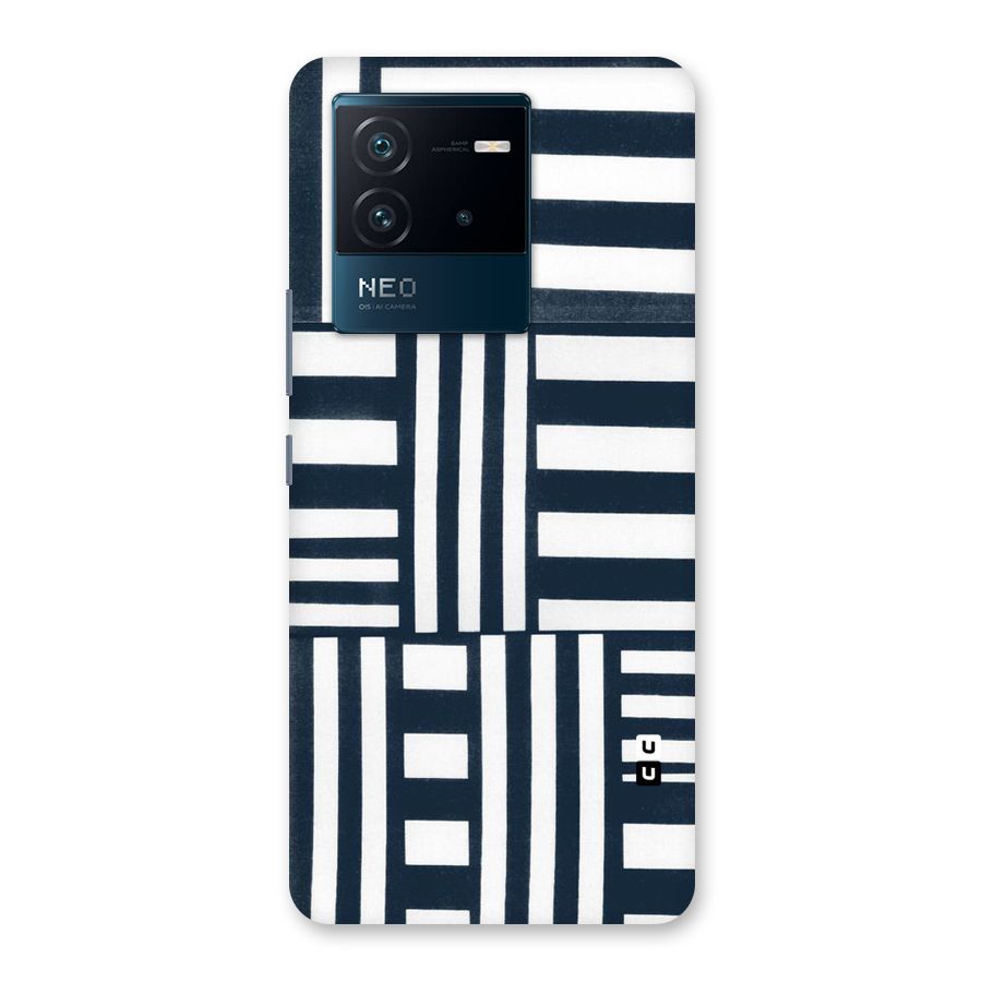 Square  Stripes Back Case for Vivo iQOO Neo 6 5G