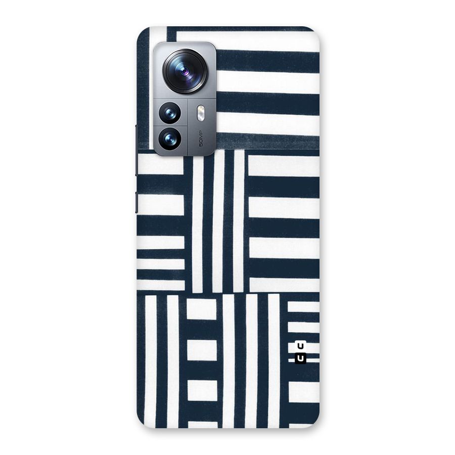 Square  Stripes Back Case for Xiaomi 12 Pro
