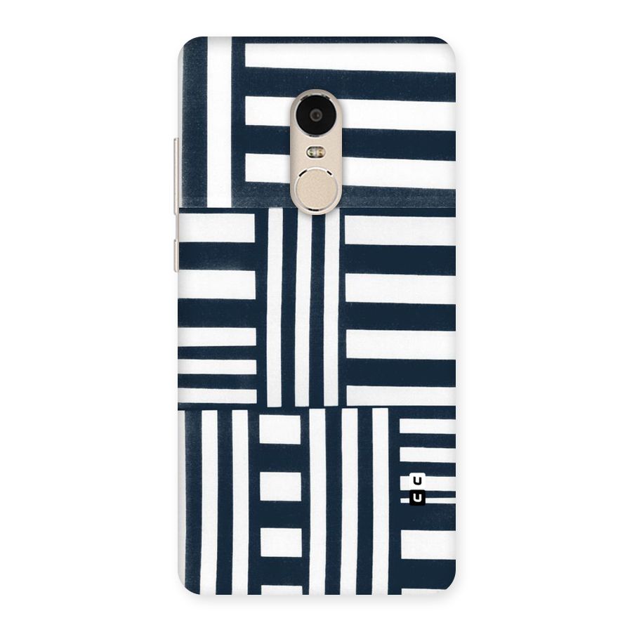 Square  Stripes Back Case for Xiaomi Redmi Note 4