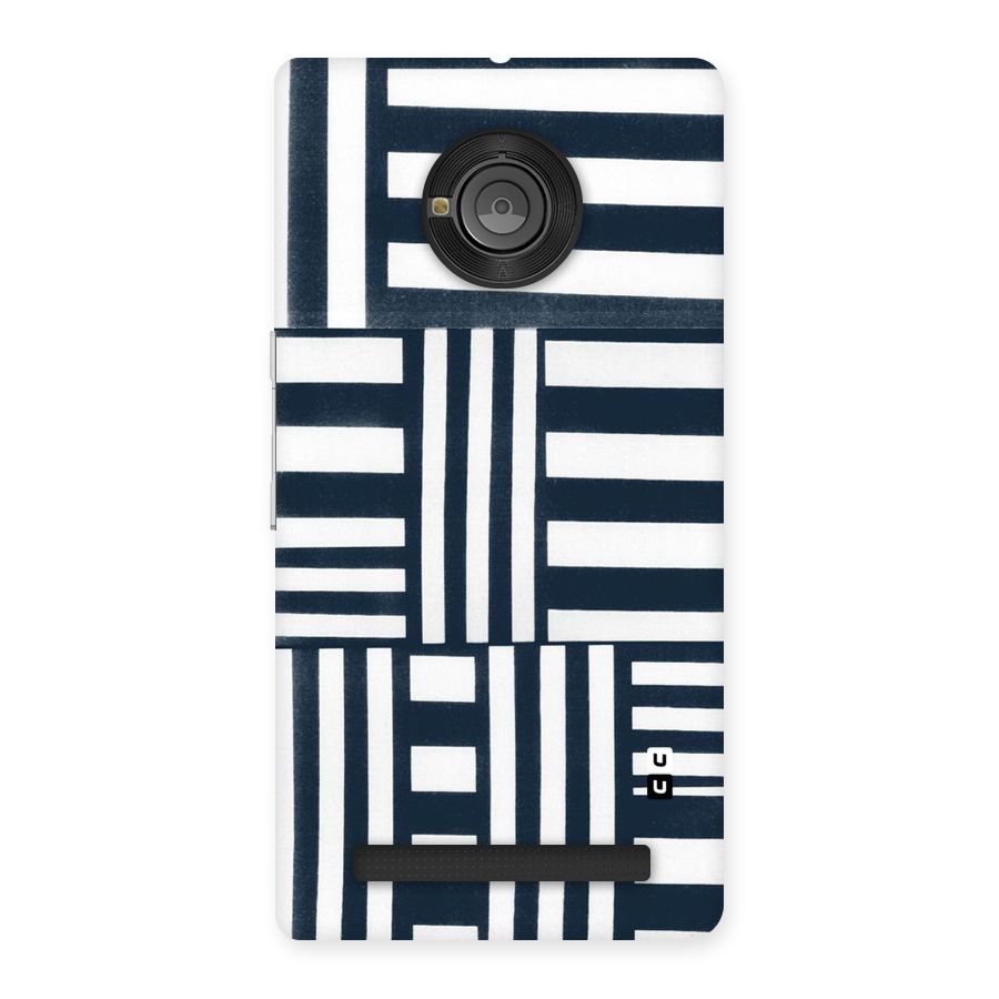 Square  Stripes Back Case for Yu Yunique