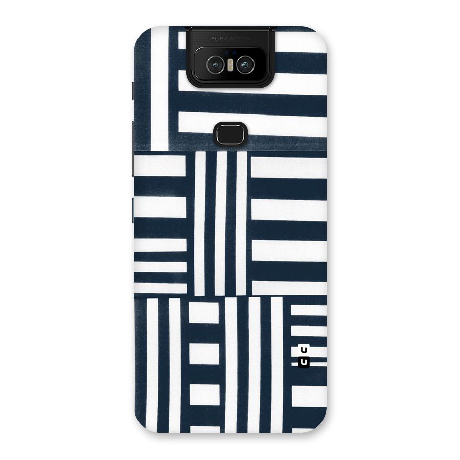 Square  Stripes Back Case for Zenfone 6z