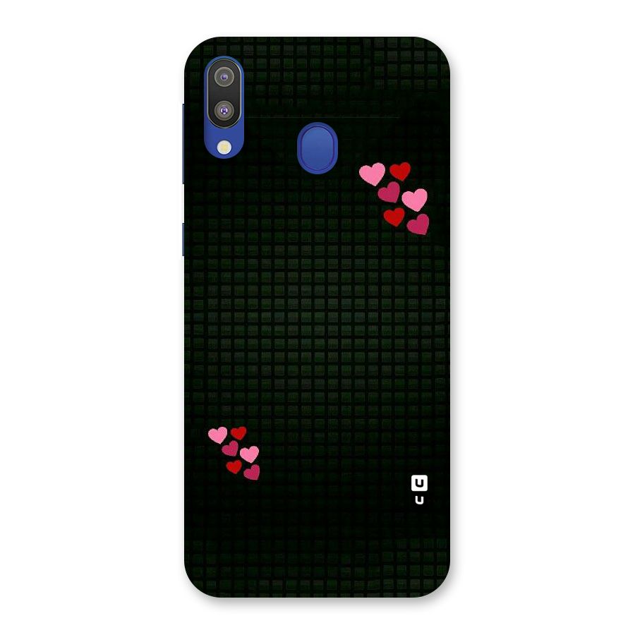 Square and Hearts Back Case for Galaxy M20