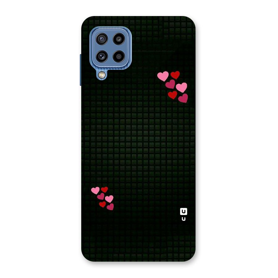 Square and Hearts Back Case for Galaxy M32