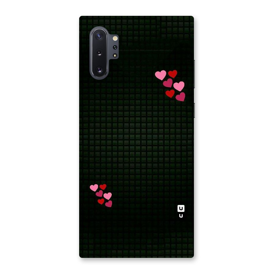 Square and Hearts Back Case for Galaxy Note 10 Plus