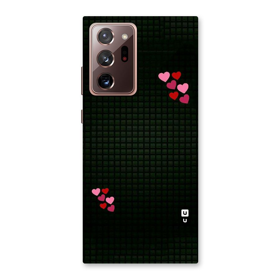 Square and Hearts Back Case for Galaxy Note 20 Ultra