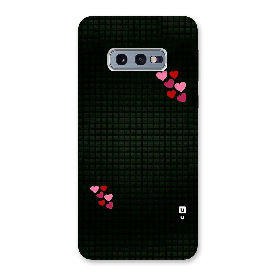 Square and Hearts Back Case for Galaxy S10e
