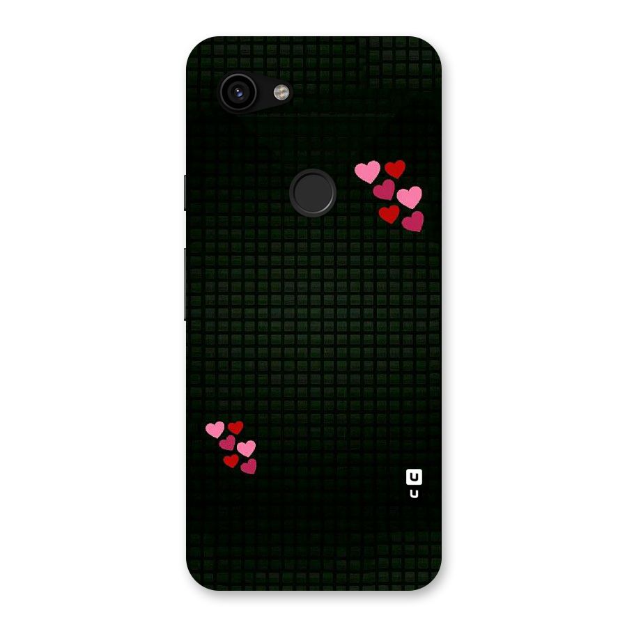 Square and Hearts Back Case for Google Pixel 3a