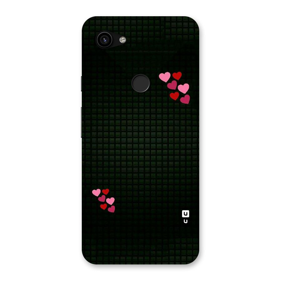 Square and Hearts Back Case for Google Pixel 3a XL