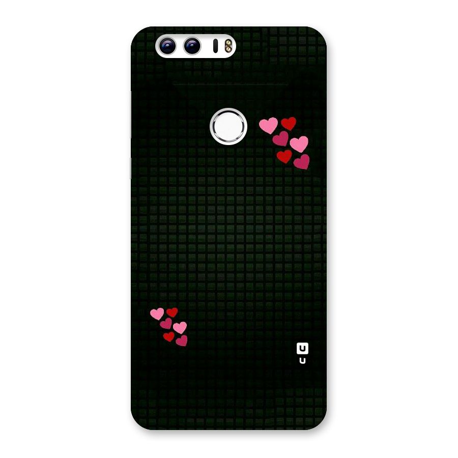 Square and Hearts Back Case for Honor 8